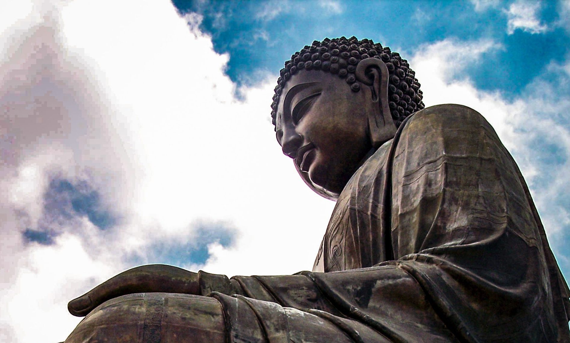 low-angle photography of Great Buddha statue during daytime